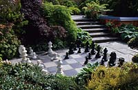 Chelsea FS 2002 Design Geoff Whiten Grand jeu d'échecs dans le jardin