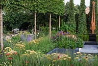 Le meilleur des deux mondes, parrainé par BALI, Hampton Court Flower Show, 2018.