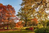 Couleur d'automne à Borde Hill, West Sussex, UK.