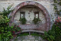 Alcôve intérieure avec des sièges - Parham House Glasshouse