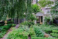 Jardin au Musée de la Photographie Huis Marseille, Amsterdam, Pays-Bas.