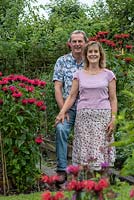 Pour l'amour de Monardas aux jardins de Glyn Bach - portraits de propriétaires