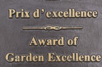 Prix de la plaque Jardin Excellence, Québec, Canada