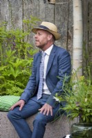 Designer de jardin de célébrité Joe Swift au RHS Chelsea Flower Show 2019