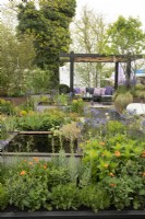 'Abigail's Footsteps' Show Garden au RHS Malvern Spring Festival 2022 - Designer Rick Ford - Médaille d'argent