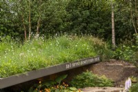 Toit de fleurs sauvages - Le nouveau jardin Blue Peter - Découvrez le sol, RHS Chelsea Flower Show 2022