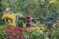 Jardin des quatre saisons d'inspiration japonaise, Walsall - octobre