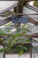 Panneau en ardoise Penny's Greenhouse
