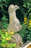 Sculpture en pierre, dragon 