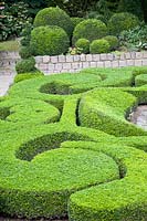 Parterre baroque avec buis 