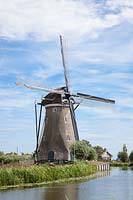Boezemmemolen No.6, moulin près de Haastrecht, Pays-Bas 