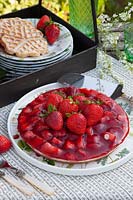 gâteau aux fraises 